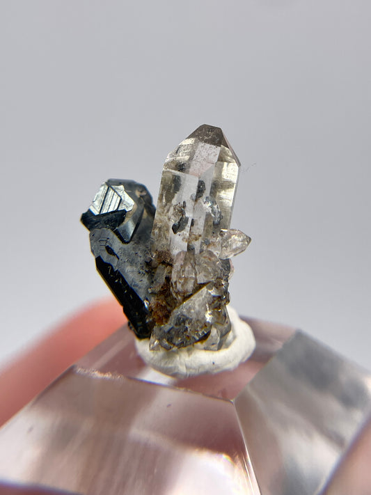 Quartz with Hematite, Cavradi Gorge, Surselva Region, Grisons, Switzerland