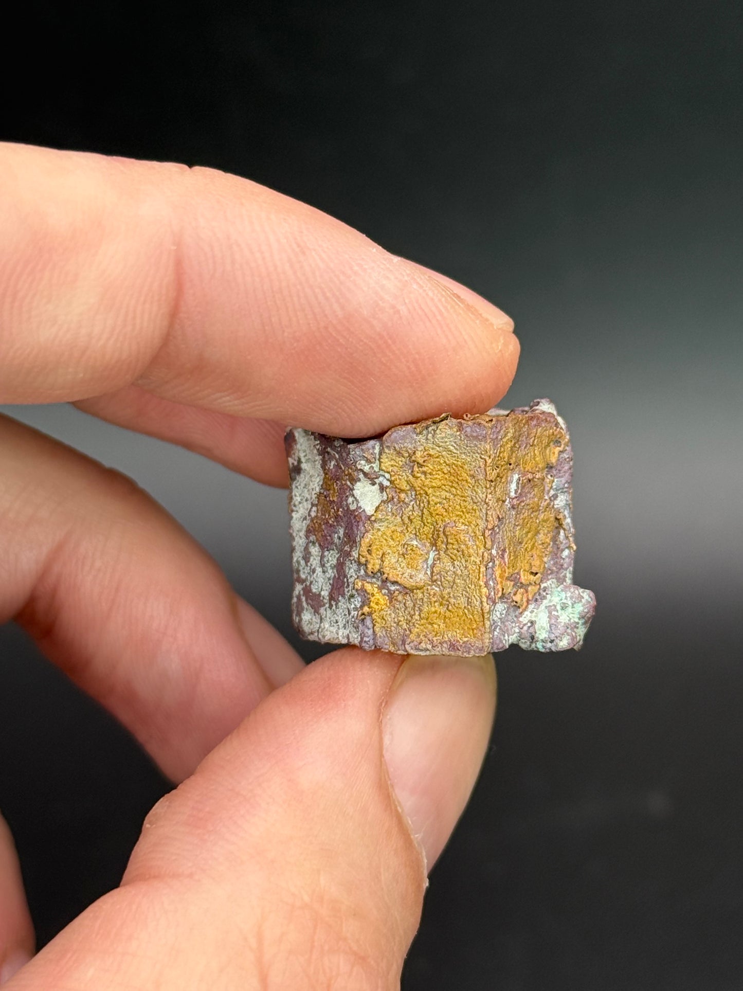 Copper with Cuprite pseudomorph Aragonite, Corocoro, La Paz, Bolivia