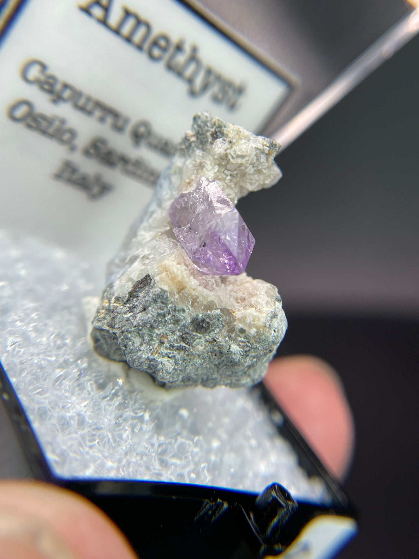 Amethyst, Capurru Quarry, Osilo, Sardinia, Italy