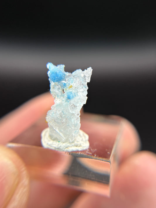 Shattuckite in Quartz, Kunene Region, Namibia