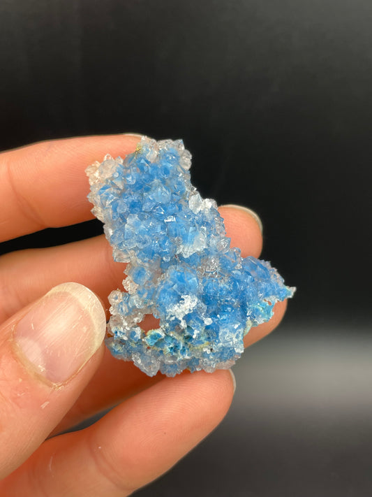 Shattuckite in Quartz, Kunene Region, Namibia