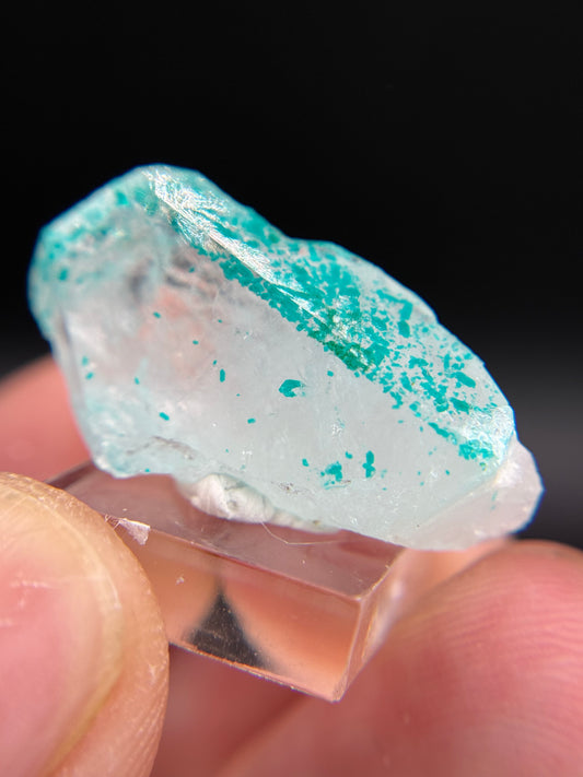 Dioptase and Quartz, Kunene Region, Namibia