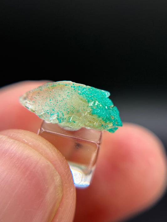 Dioptase and Quartz, Kunene Region, Namibia