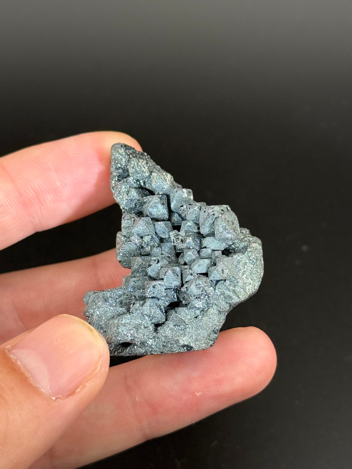 Hematite pseudomorph after Magnetite, Payún Matrú Volcano, Agua Escondida Dist., Malargüe Dept., Mendoza Prov., Argentina