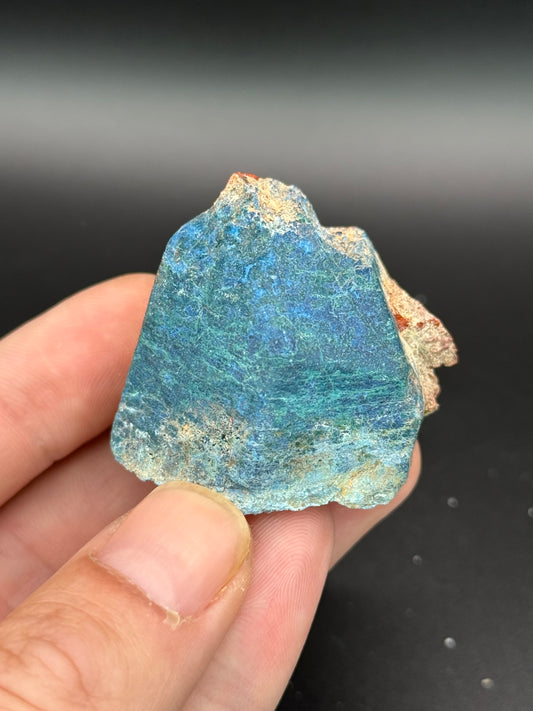 Shattuckite pseudomorph after Quartz, Kunene Region, Namibia