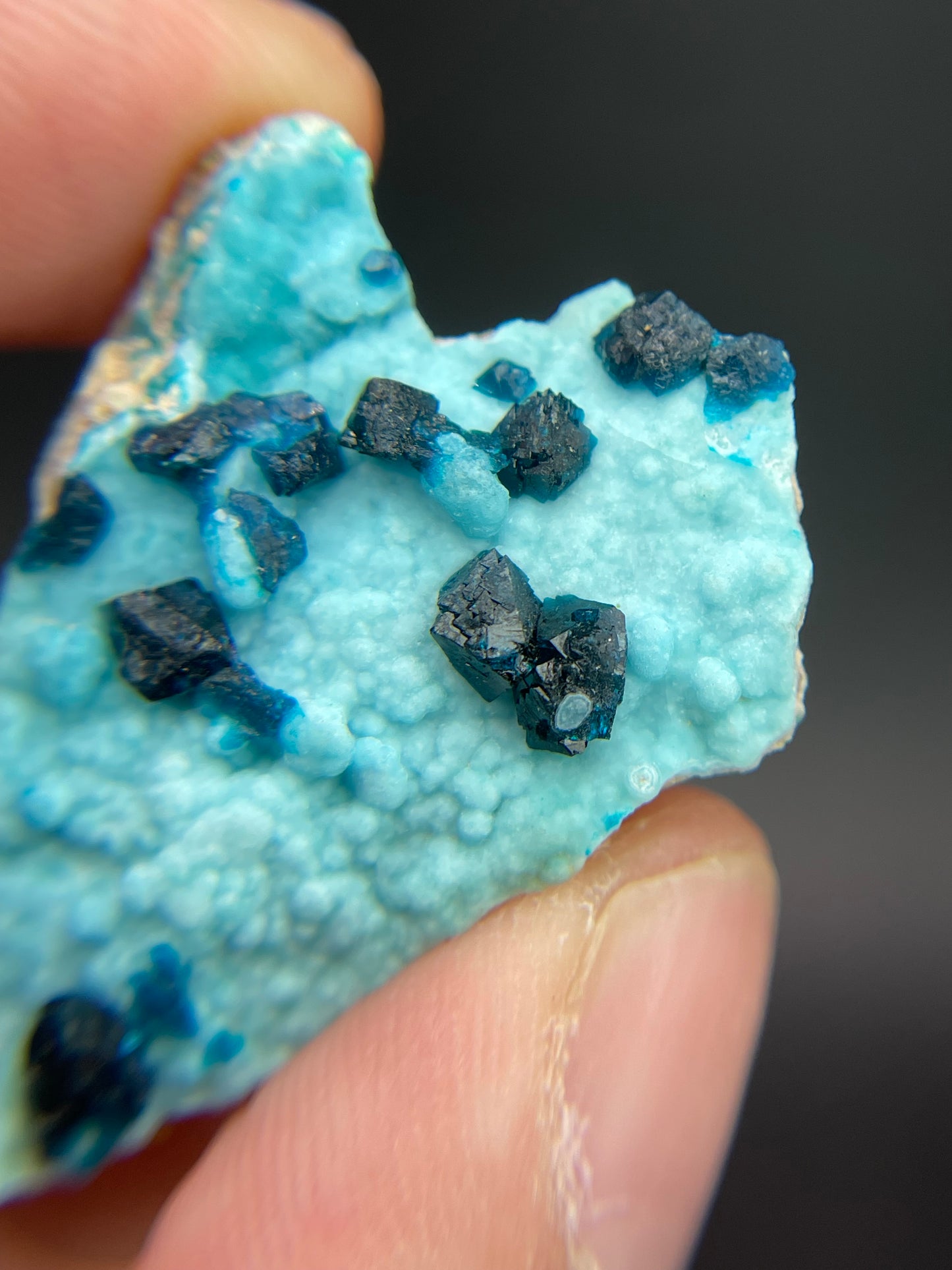 Veszelyite and Hemimorphite, Palabanda, M’Fouti District, Republic of Congo