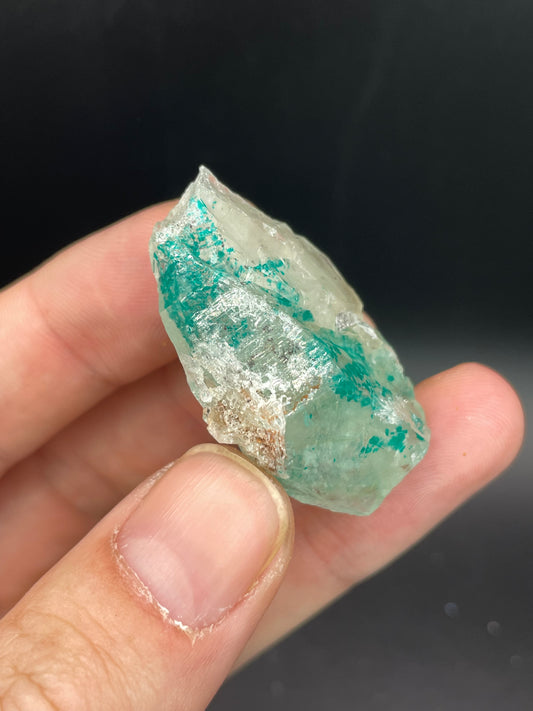 Dioptase and Quartz, Kunene Region, Namibia