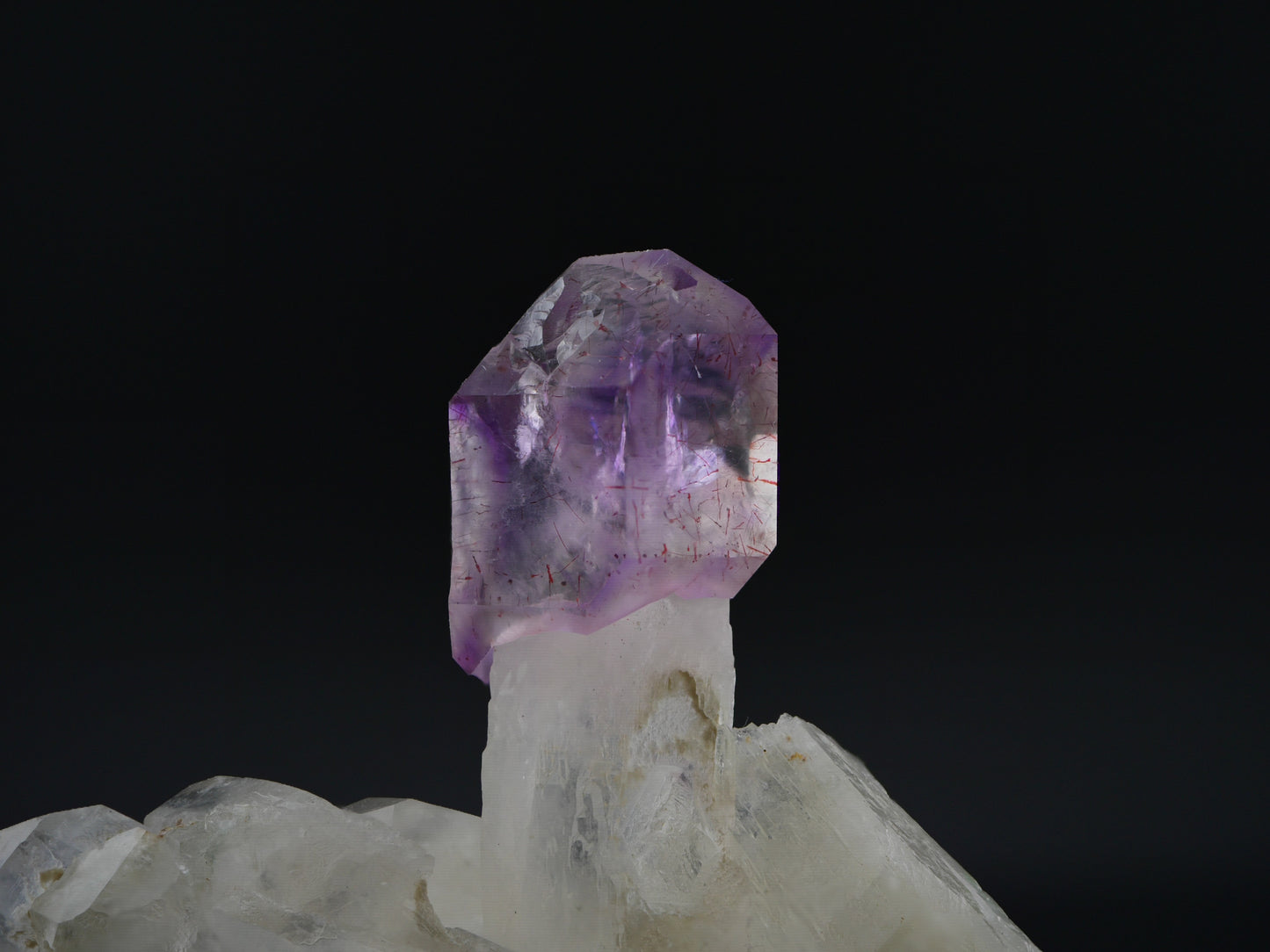 Amethyst Scepter with Hematite, Denny Mountain, King Co., Washington, US