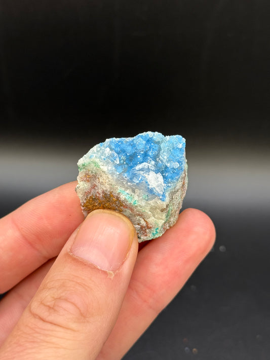 Shattuckite and Quartz, Kunene Region, Namibia