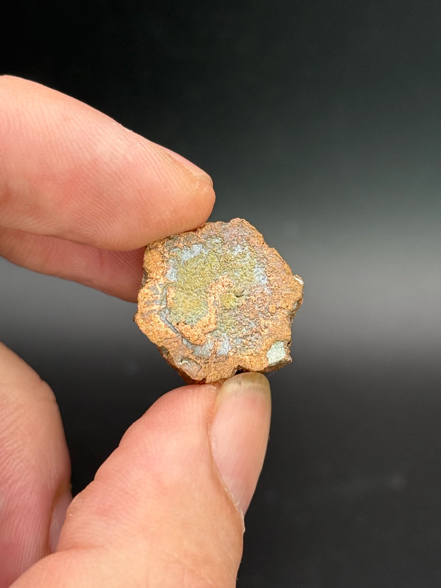 Copper pseudomorph Aragonite, Corocoro, La Paz, Bolivia