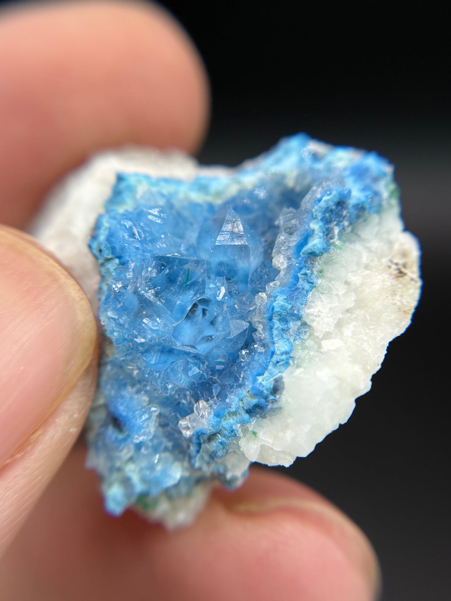 Shattuckite and Quartz, Kunene Region, Namibia