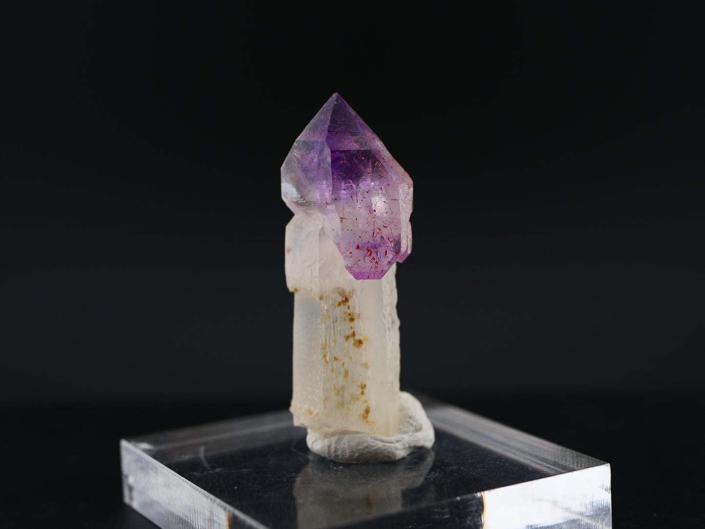 Amethyst Scepter with Hematite, Denny Mountain, King Co., Washington, USA