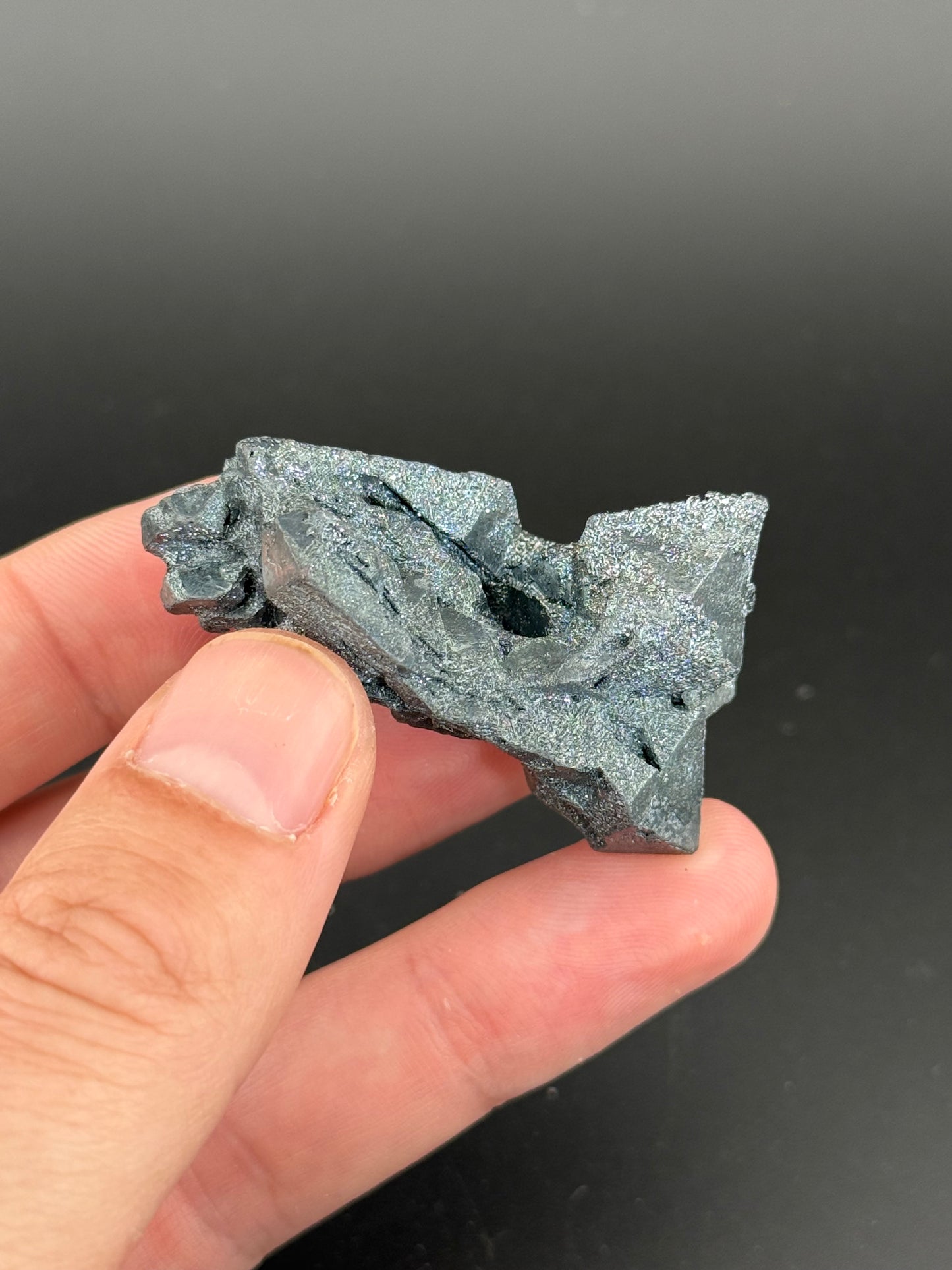 Hematite pseudomorph after Magnetite, Payún Matrú Volcano, Agua Escondida Dist., Malargüe Dept., Mendoza Prov., Argentina