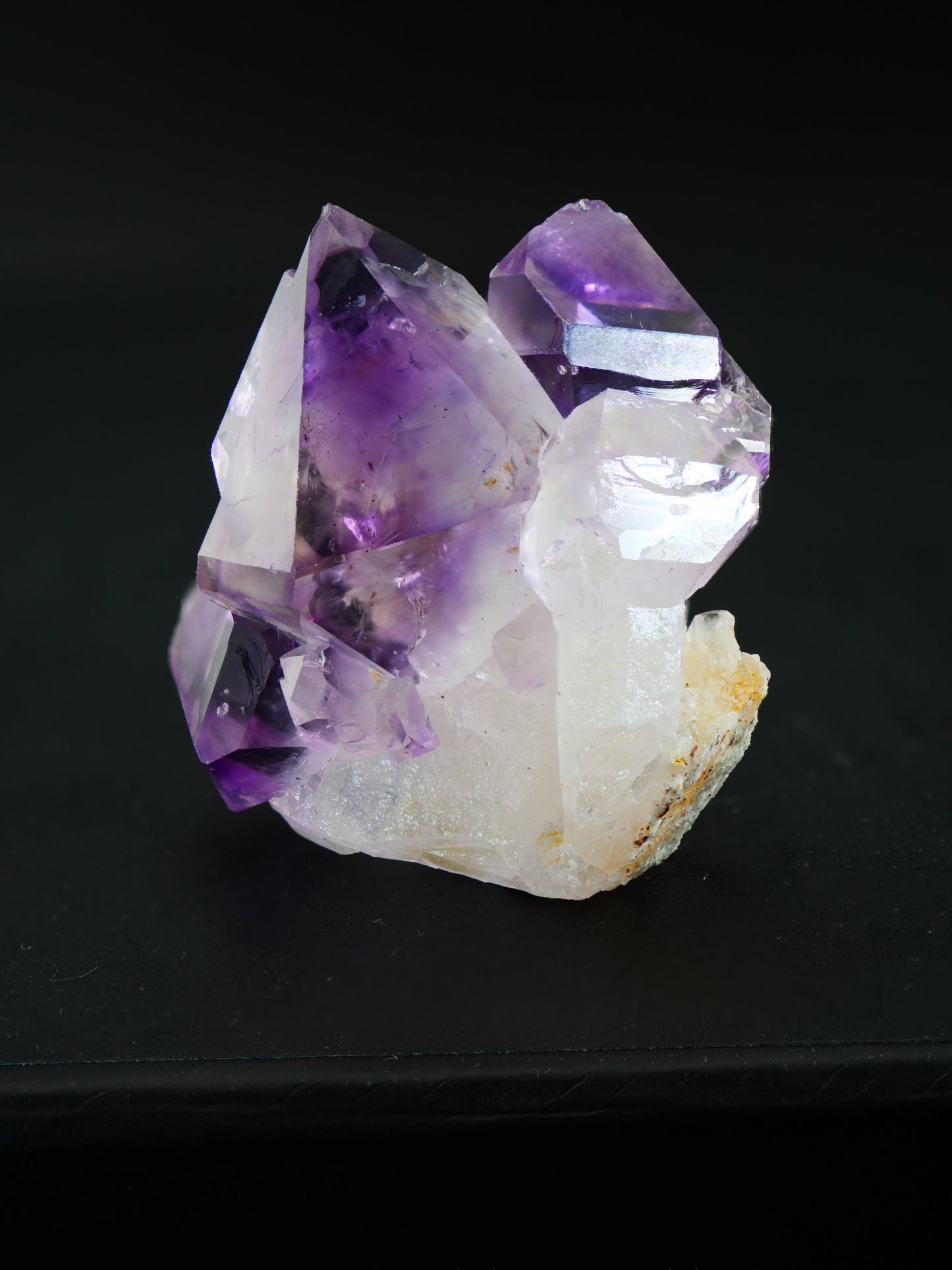 Amethyst Scepter Japan Law Twin, Marovoalavo Mine, Andilamena, Madagascar