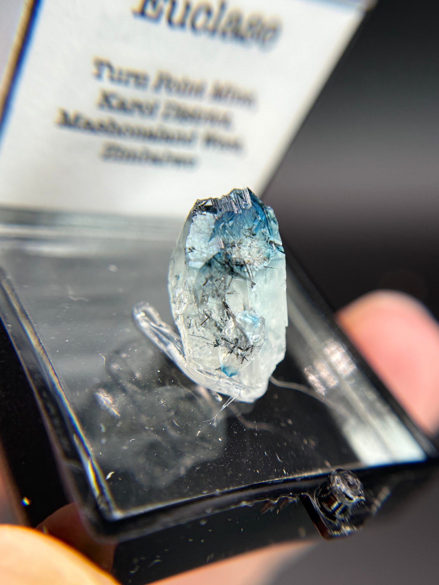 Euclase, Turn Point Mine, Karoi District, Mashonaland West, Zimbabwe