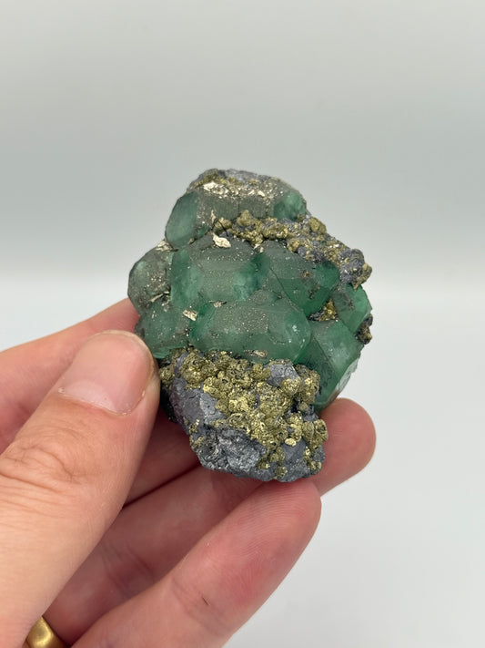 Fluorite, Milpo mine, Atacocha, Pasco Prov., Peru