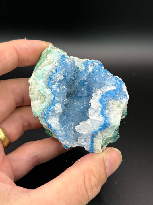 Shattuckite and Quartz, Kunene Region, Namibia