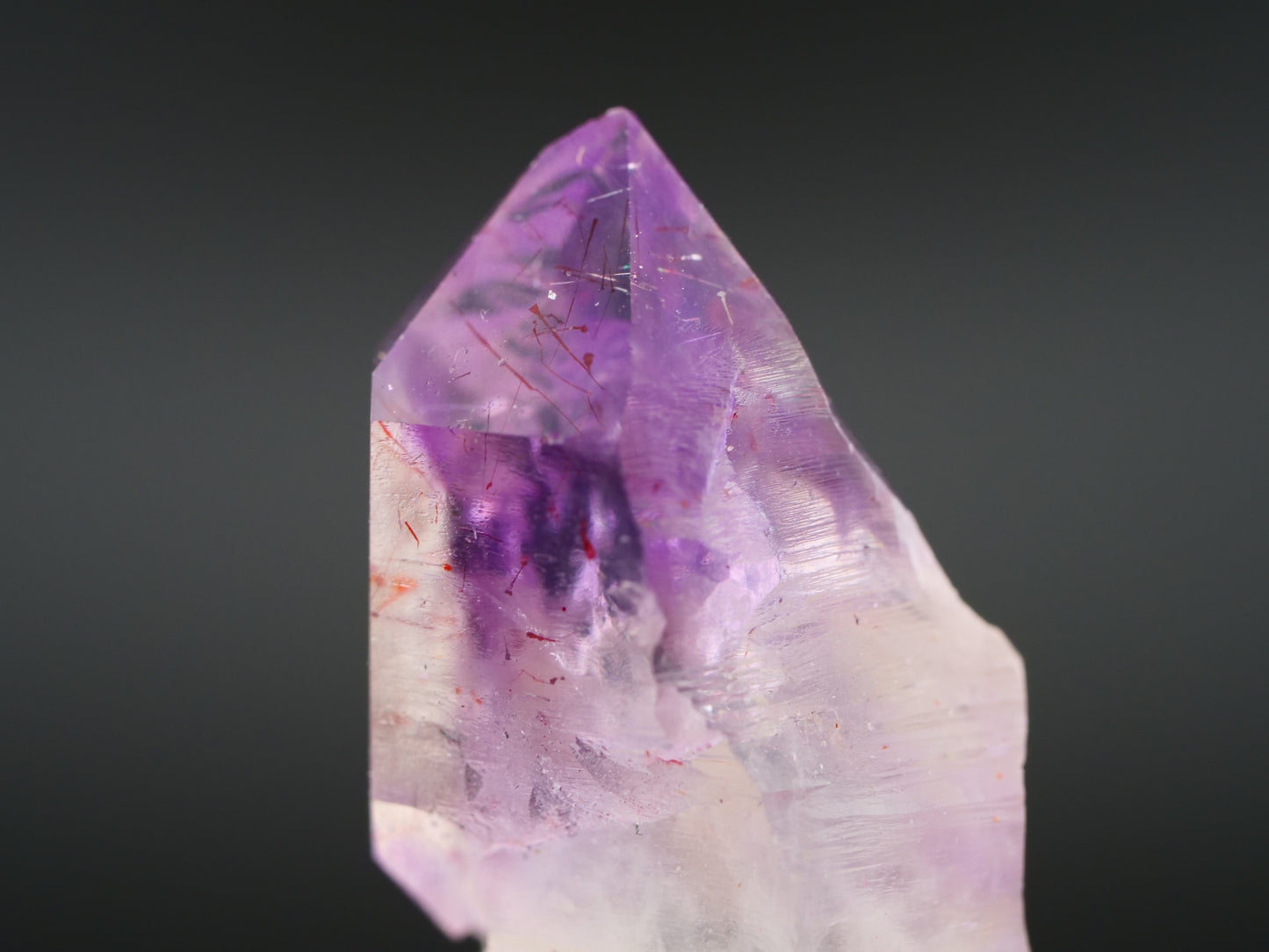 Amethyst Scepter with Hematite, Denny Mountain, King Co., Washington, USA