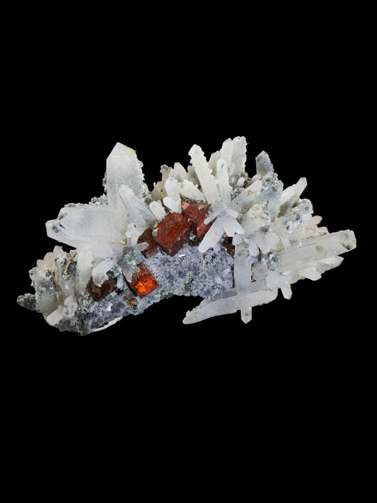 Japan Law Twin Quartz with Pyrite, Djurkovo, Laki, Bulgaria
