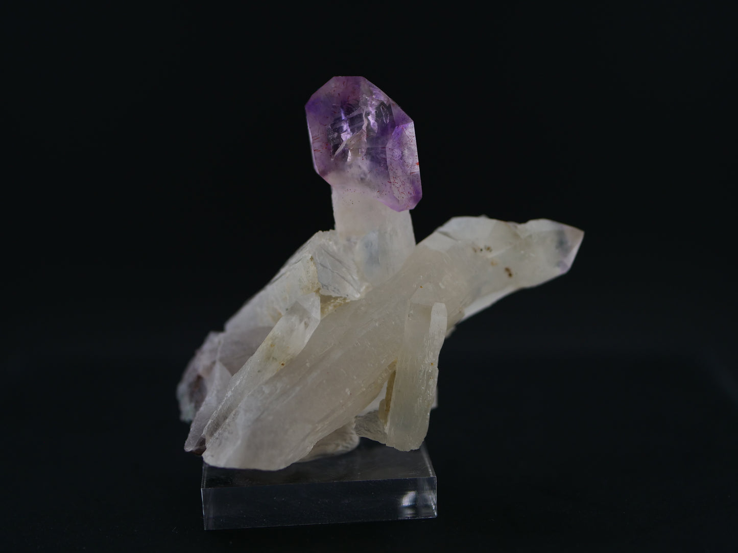 Amethyst Scepter with Hematite, Denny Mountain, King Co., Washington, US