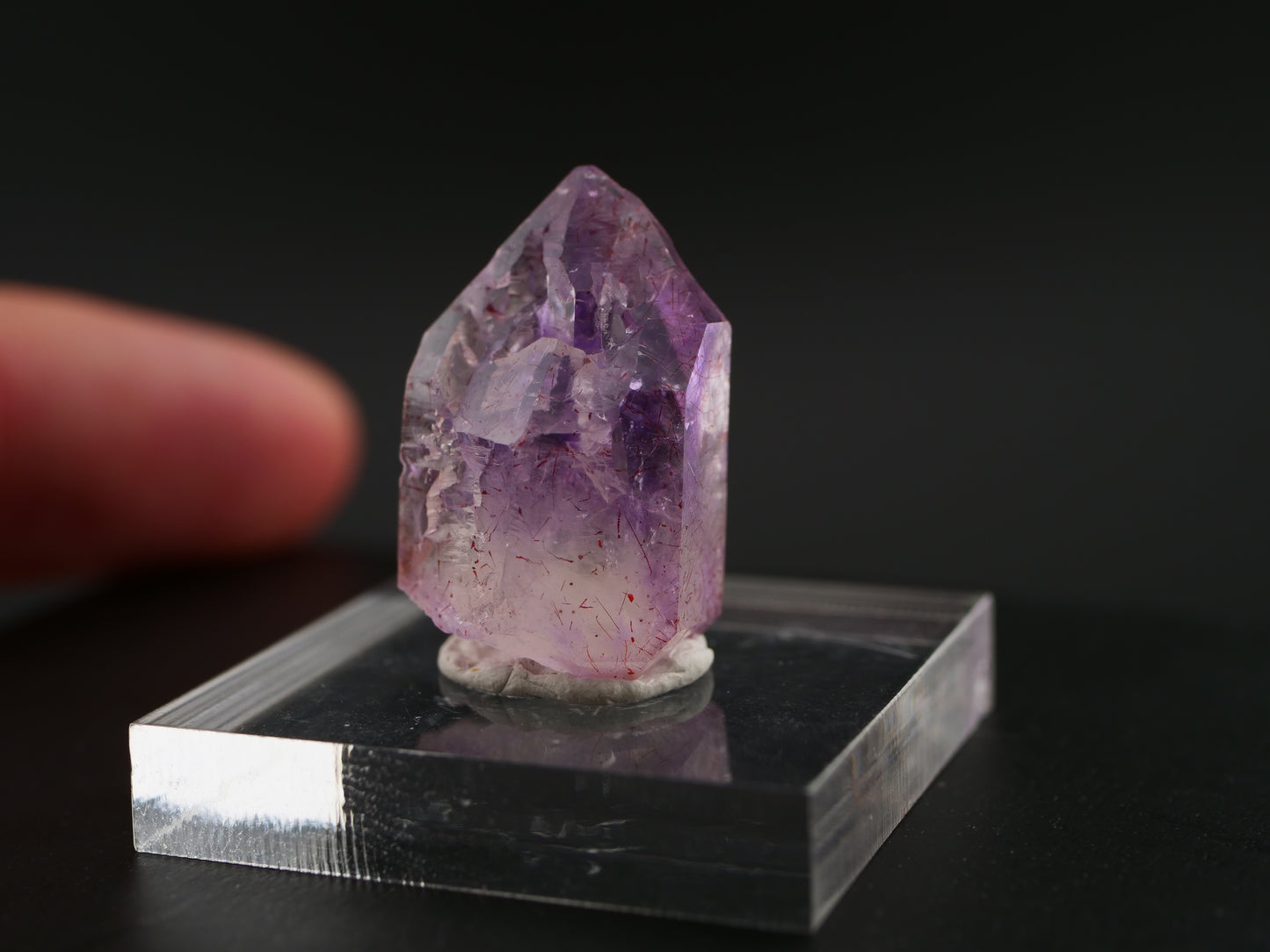 Amethyst Scepter with Hematite, Denny Mountain, King Co., Washington, USA