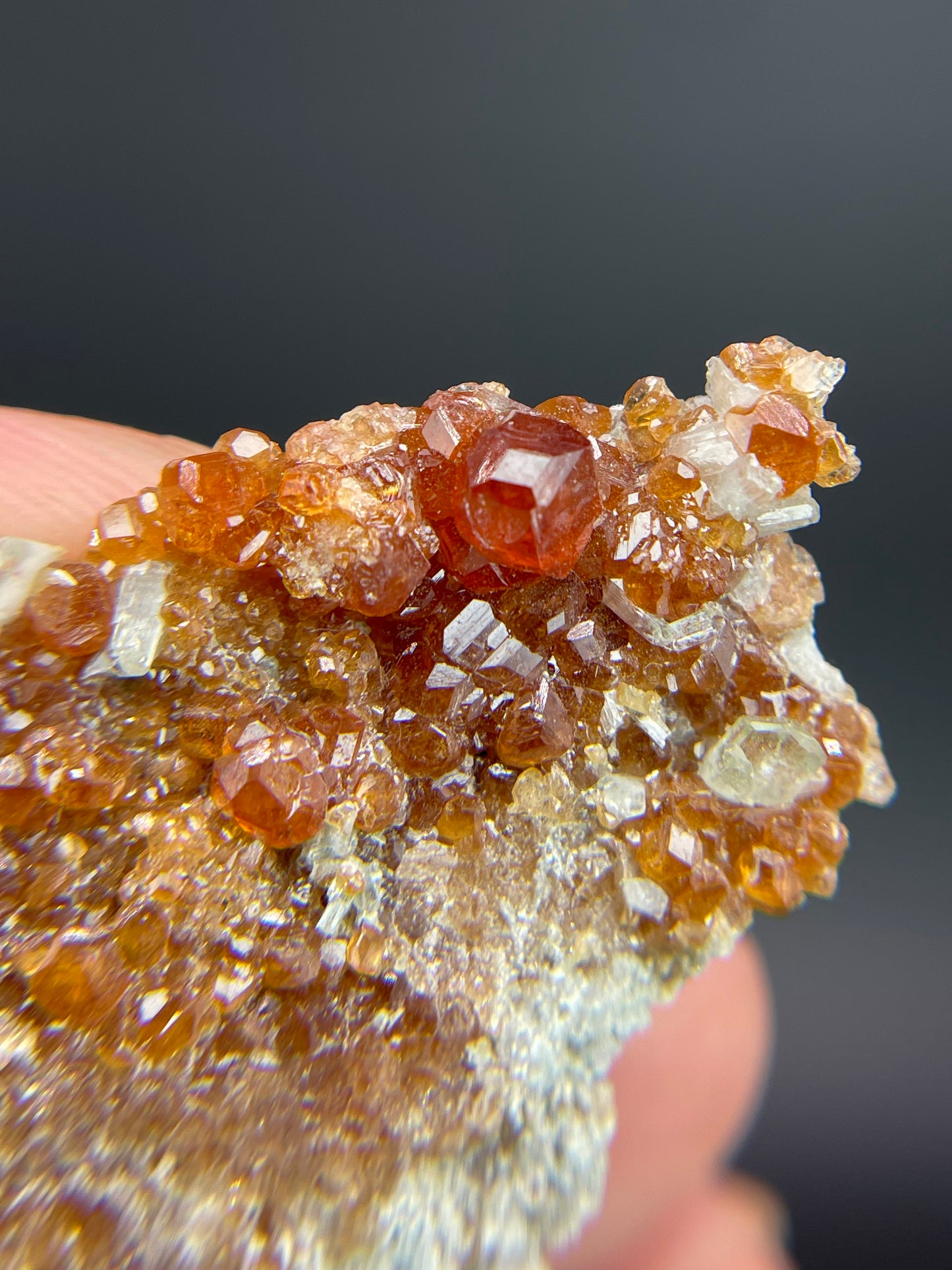 Hessonite Garnet, Valle d'Aosta, Italy