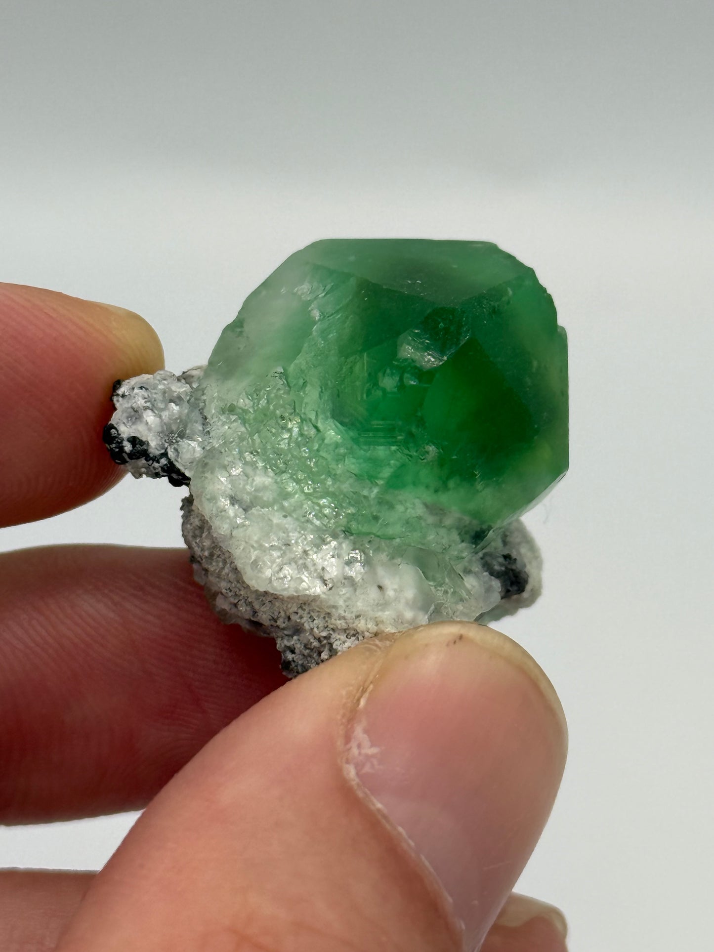 Fluorite, Milpo mine, Atacocha, Pasco Prov., Peru