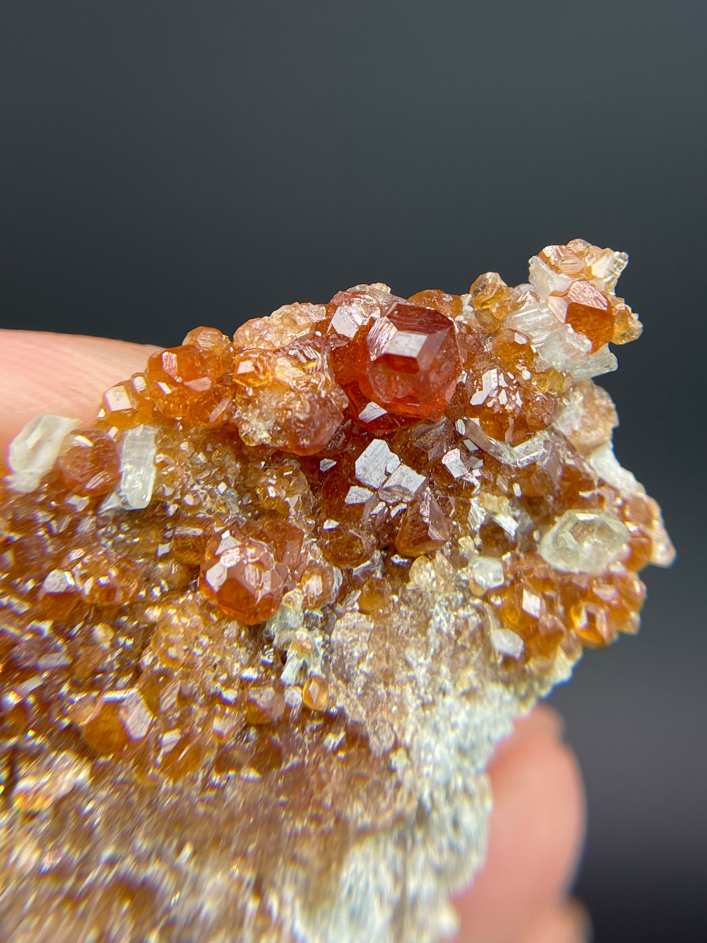 Hessonite Garnet, Valle d'Aosta, Italy