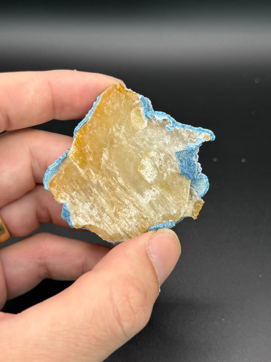 Shattuckite on Quartz, Kunene Region, Namibia