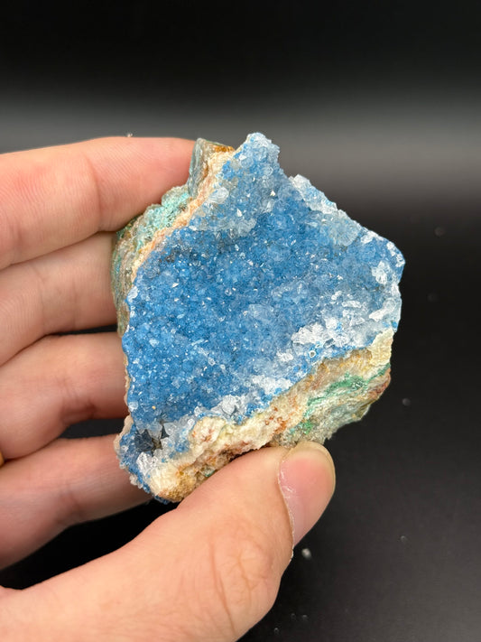 Shattuckite and Quartz, Kunene Region, Namibia