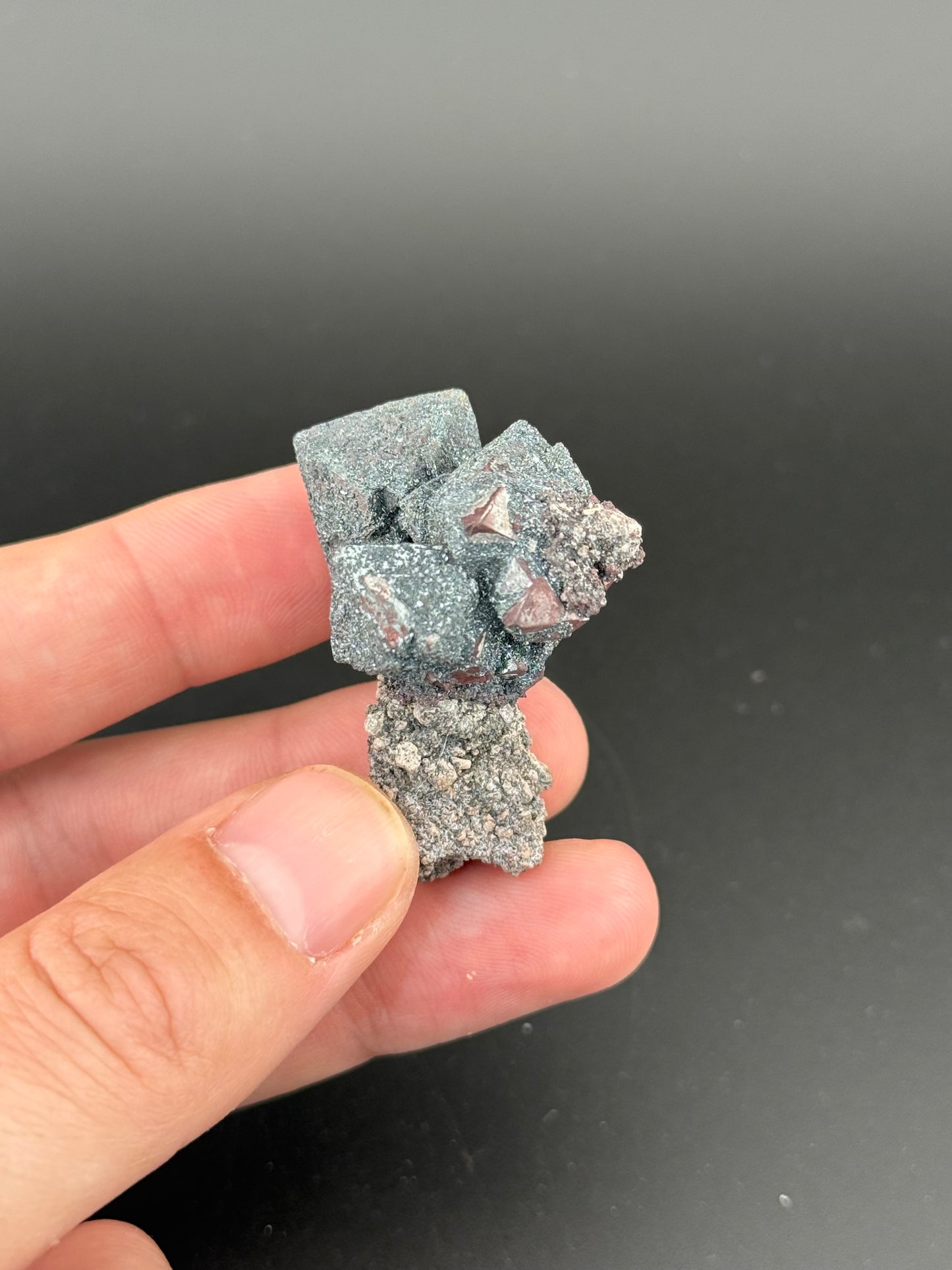 Hematite pseudomorph after Magnetite , Payún Matrú Volcano, Agua Escondida Dist., Malargüe Dept., Mendoza Prov., Argentina