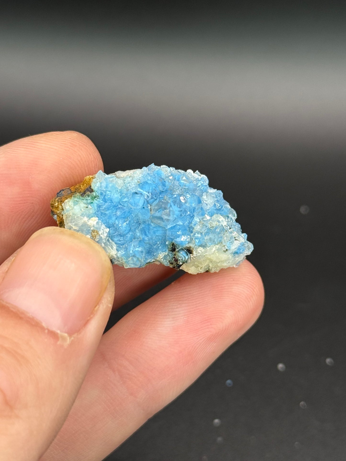 Shattuckite and Quartz, Kunene Region, Namibia