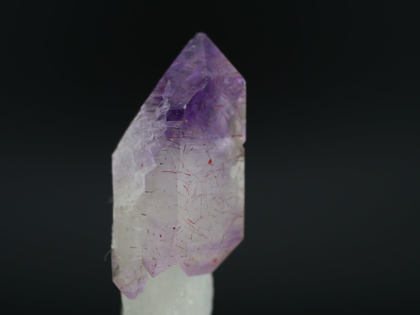 Amethyst Scepter with Hematite, Denny Mountain, King Co., Washington, USA