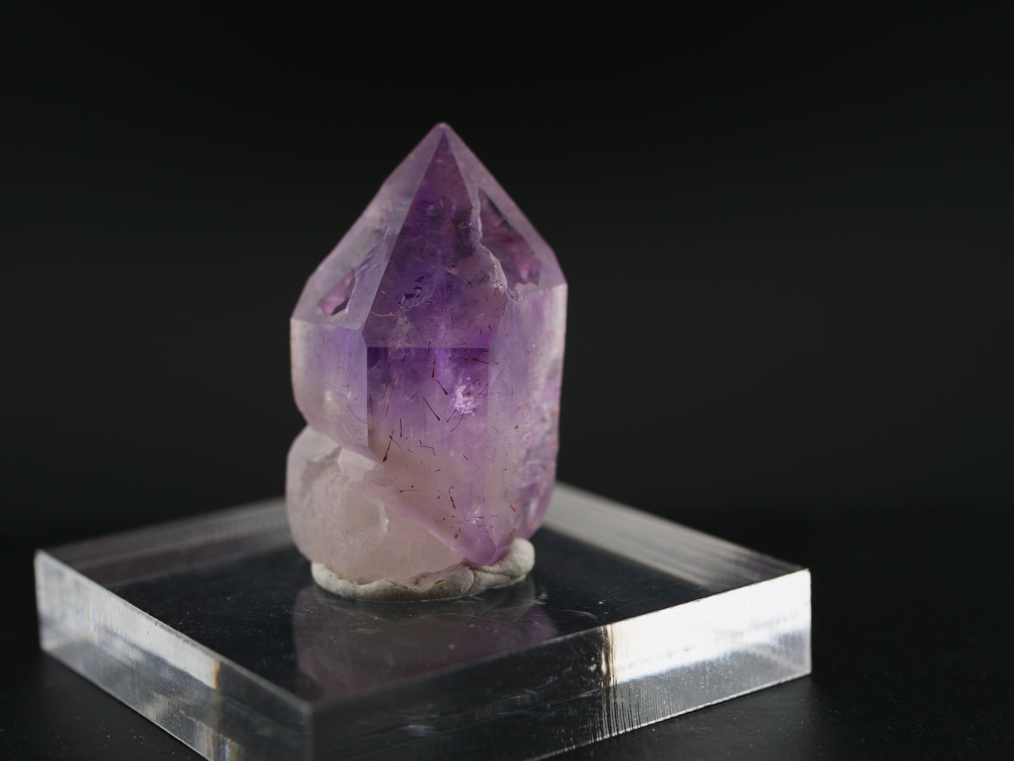 Amethyst Scepter with Hematite, Denny Mountain, King Co., Washington, USA