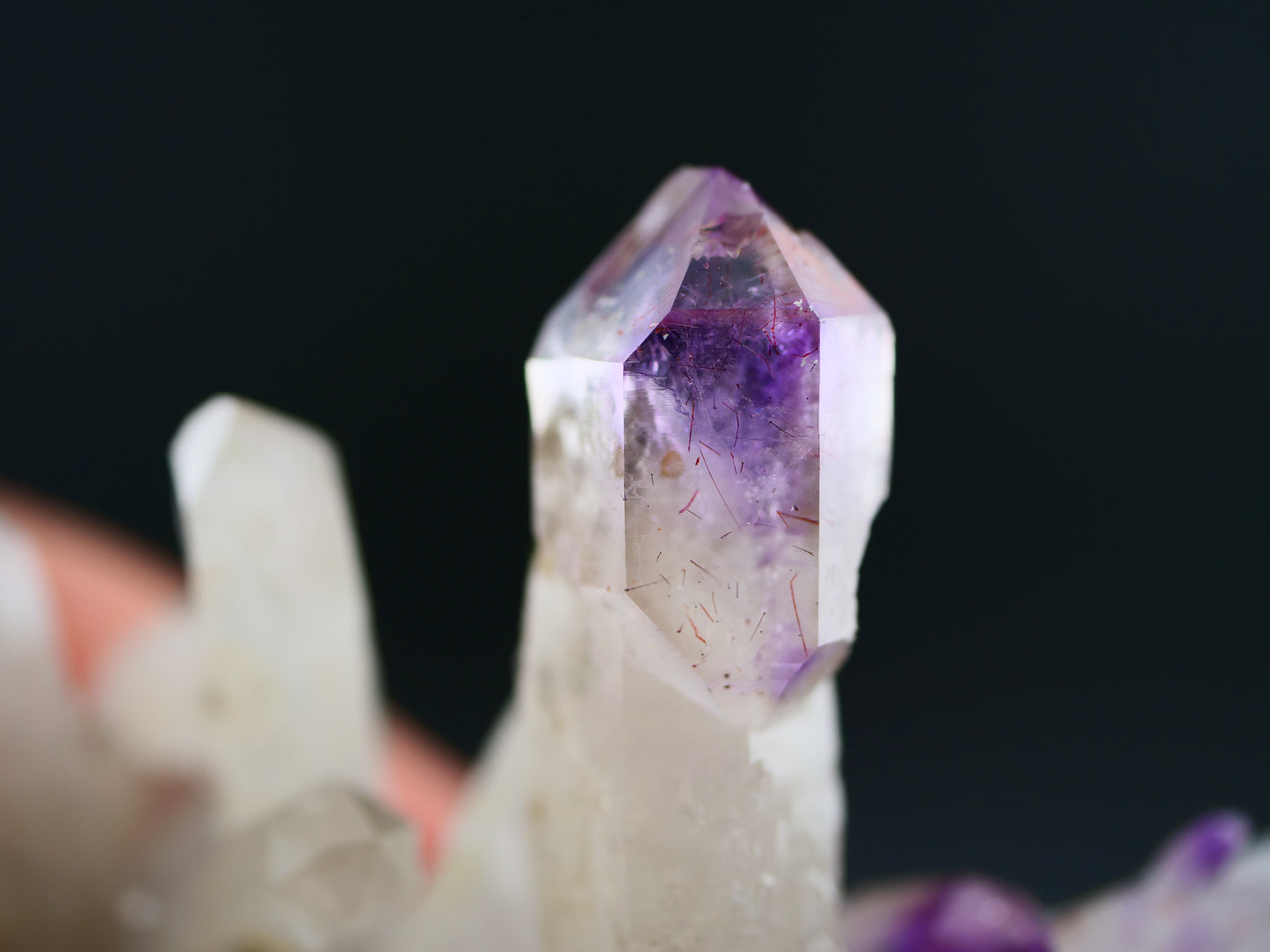 Amethyst Scepters with Hematite, Denny Mountain, King Co., Washington, US