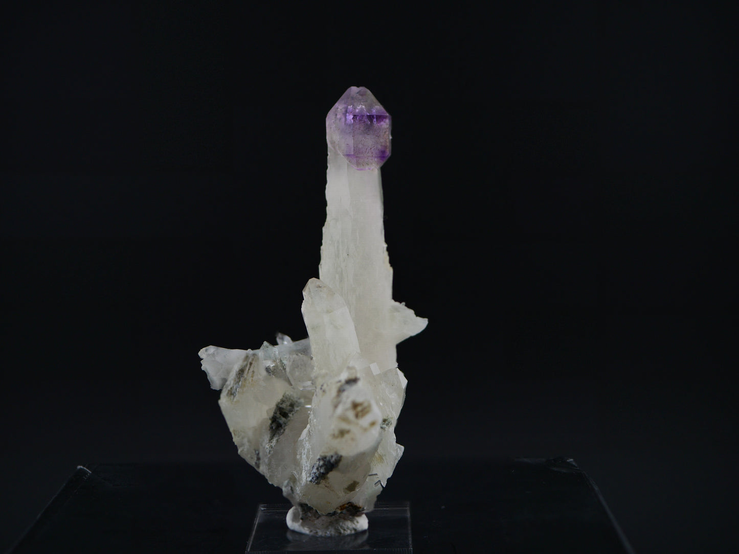 Amethyst Scepter with Hematite, Denny Mountain, King Co., Washington, US