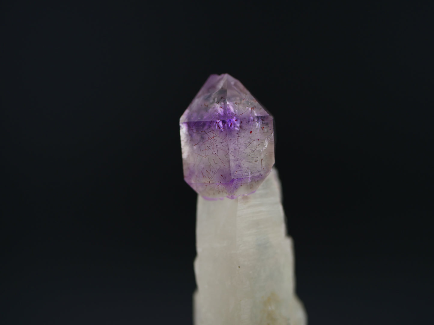 Amethyst Scepter with Hematite, Denny Mountain, King Co., Washington, US