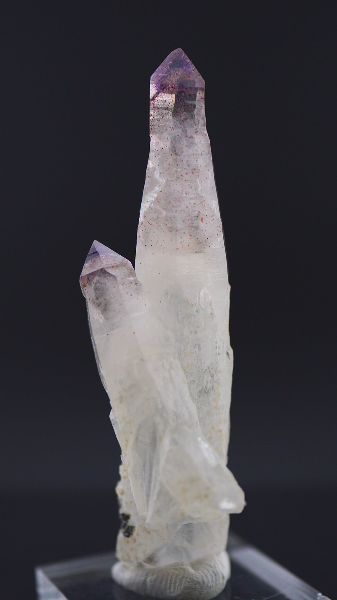Amethyst Scepters with Hematite, Denny Mountain, King Co., Washington, US