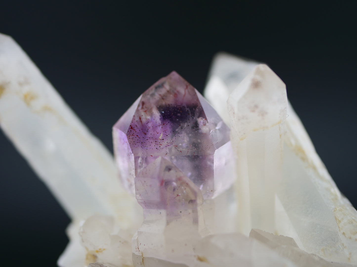 Amethyst Scepters with Hematite, Denny Mountain, King Co., Washington, US