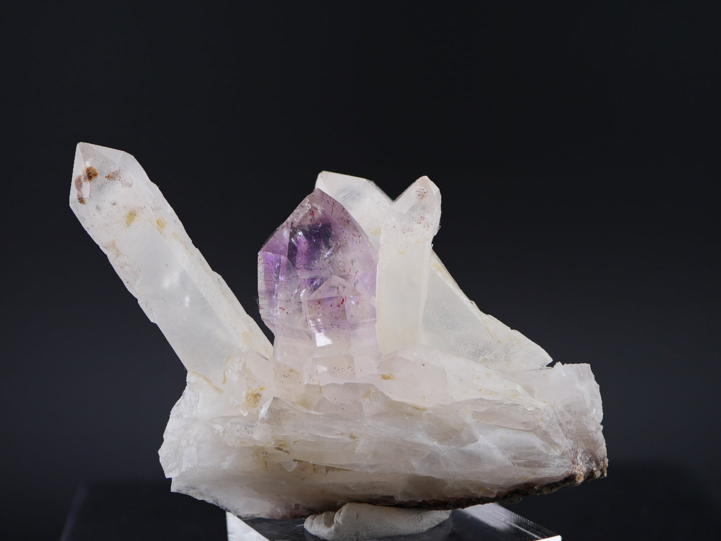 Amethyst Scepters with Hematite, Denny Mountain, King Co., Washington, US