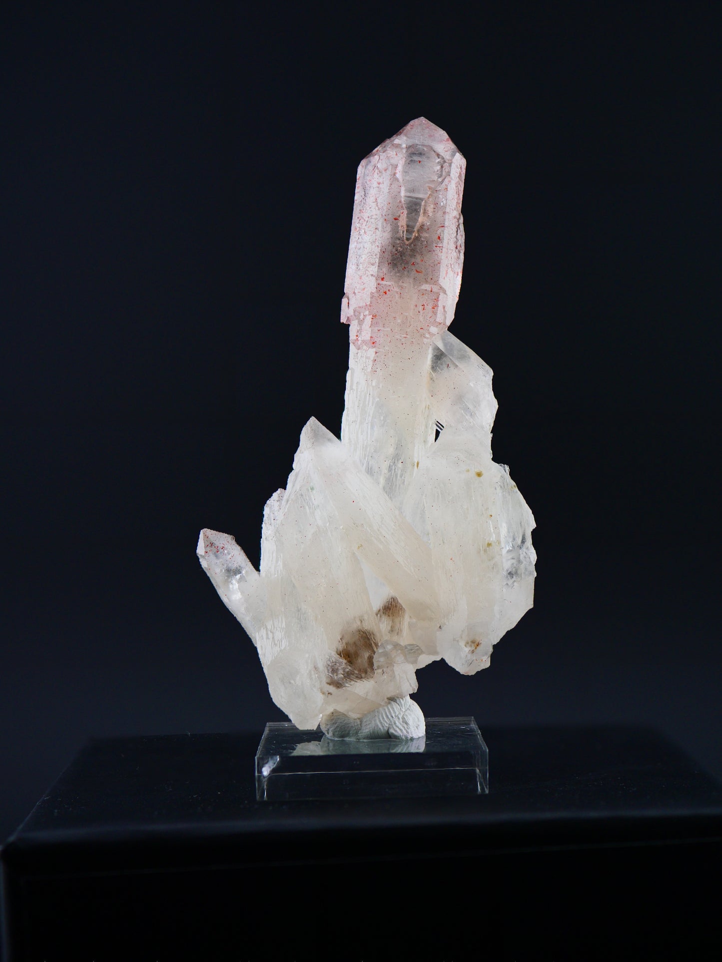 Quartz Scepters with Hematite, Denny Mountain, King Co., Washington, US