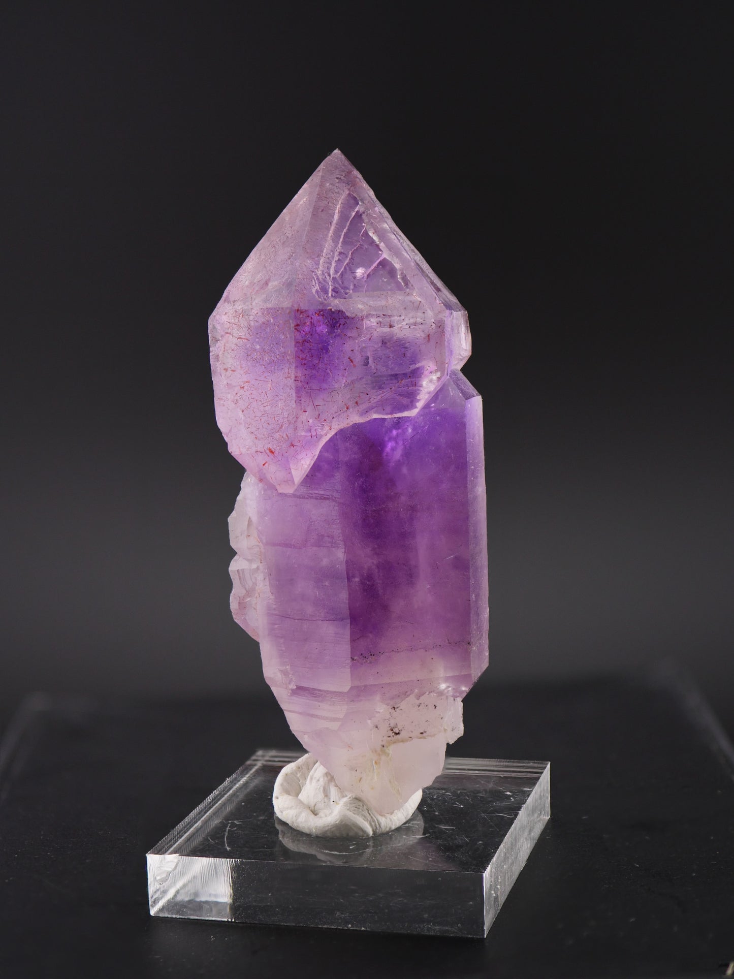 Amethyst Scepter with Hematite, Denny Mountain, King Co., Washington, US