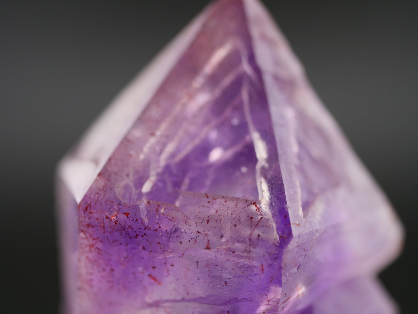 Amethyst Scepter with Hematite, Denny Mountain, King Co., Washington, US
