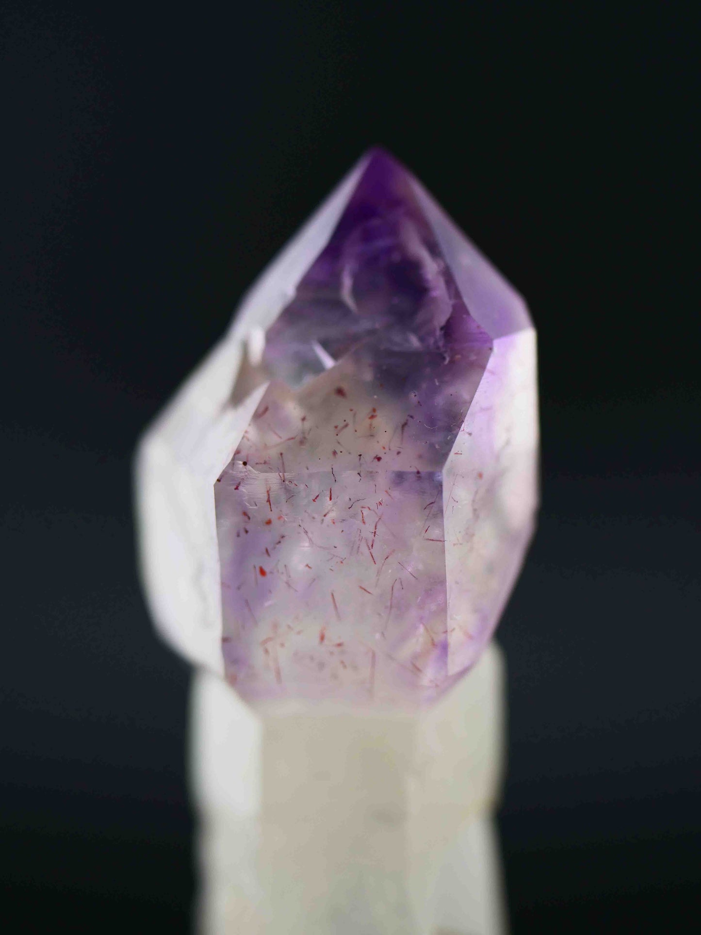 Amethyst Scepter with Hematite, Denny Mountain, King Co., Washington, US