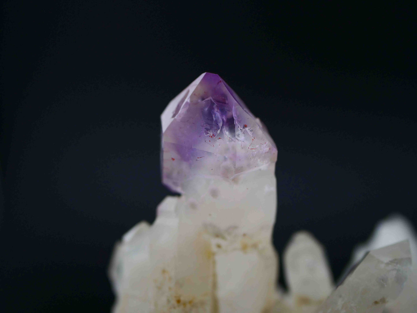 Amethyst Scepter with Hematite, Denny Mountain, King Co., Washington, US