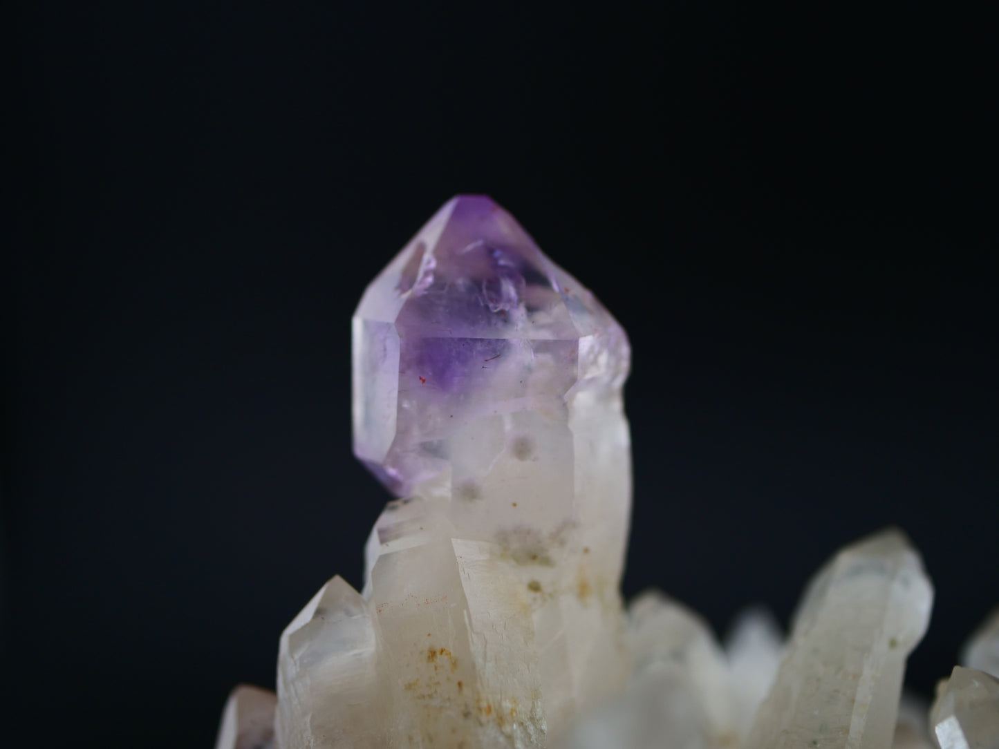 Amethyst Scepter with Hematite, Denny Mountain, King Co., Washington, US