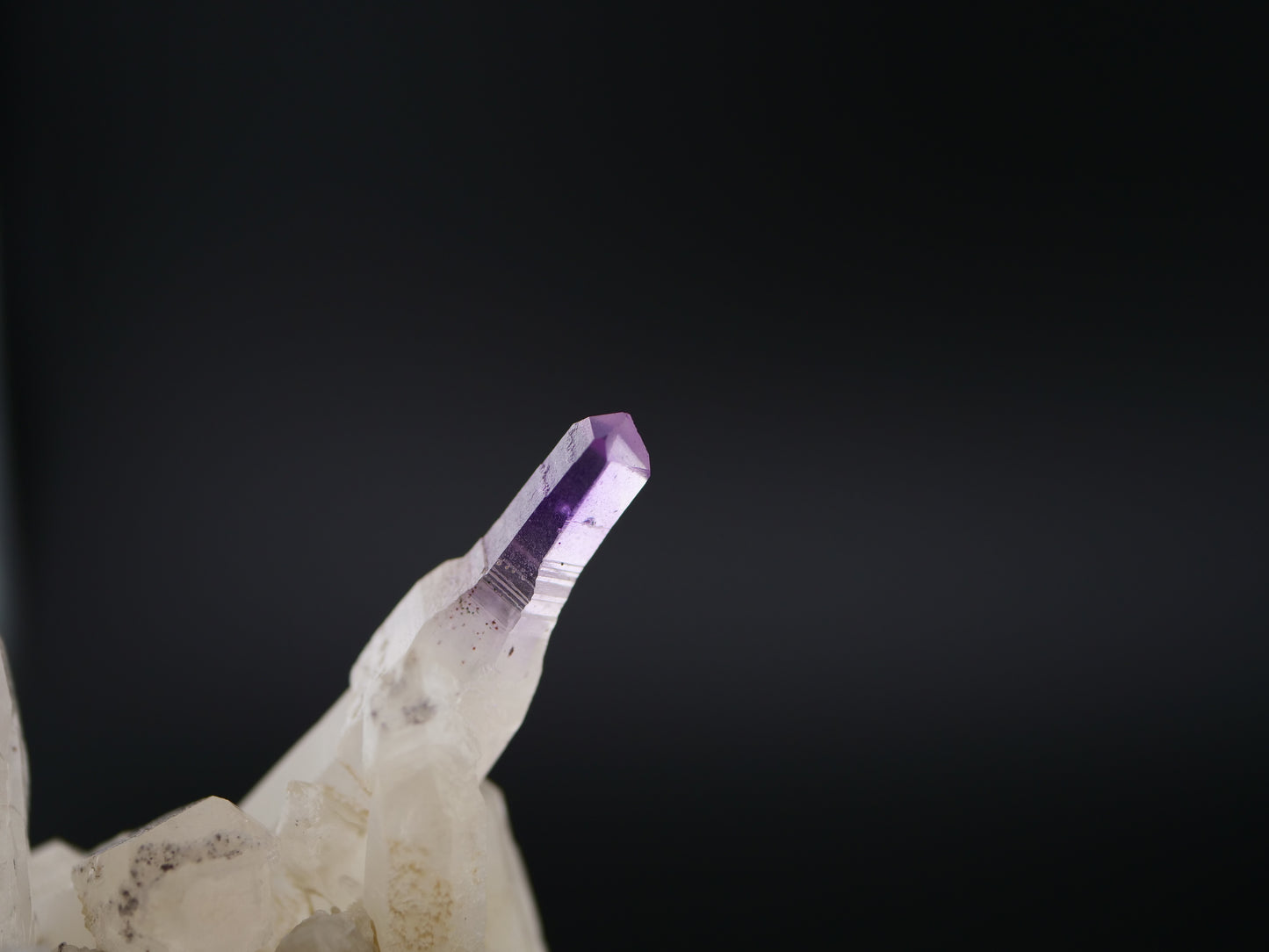 Amethyst Scepter with Hematite, Denny Mountain, King Co., Washington, US