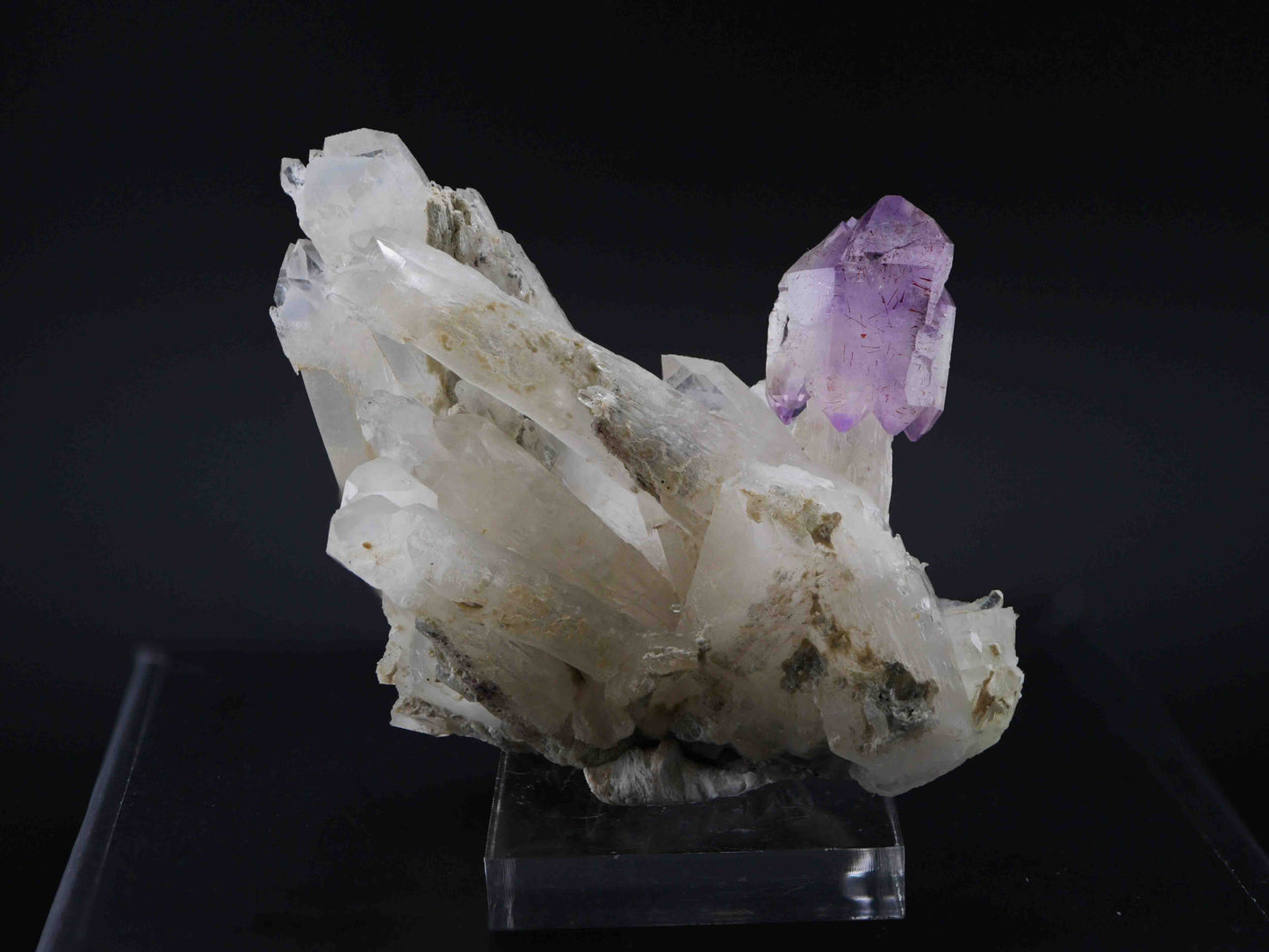 Amethyst Scepter with Hematite, Denny Mountain, King Co., Washington, US