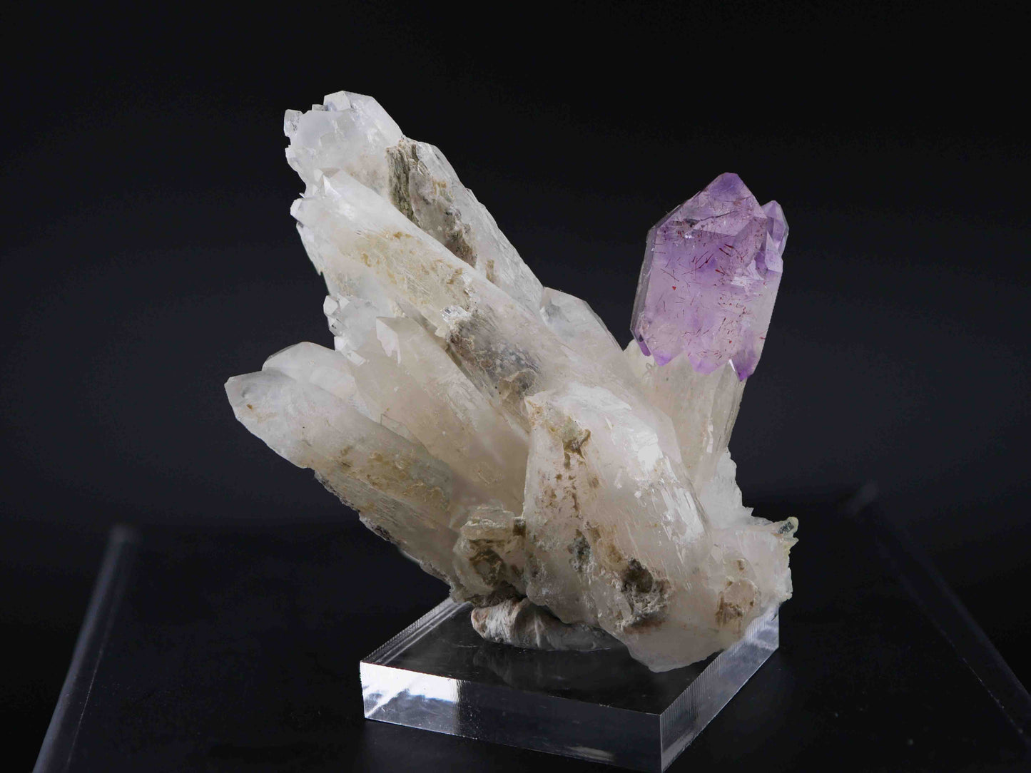 Amethyst Scepter with Hematite, Denny Mountain, King Co., Washington, US