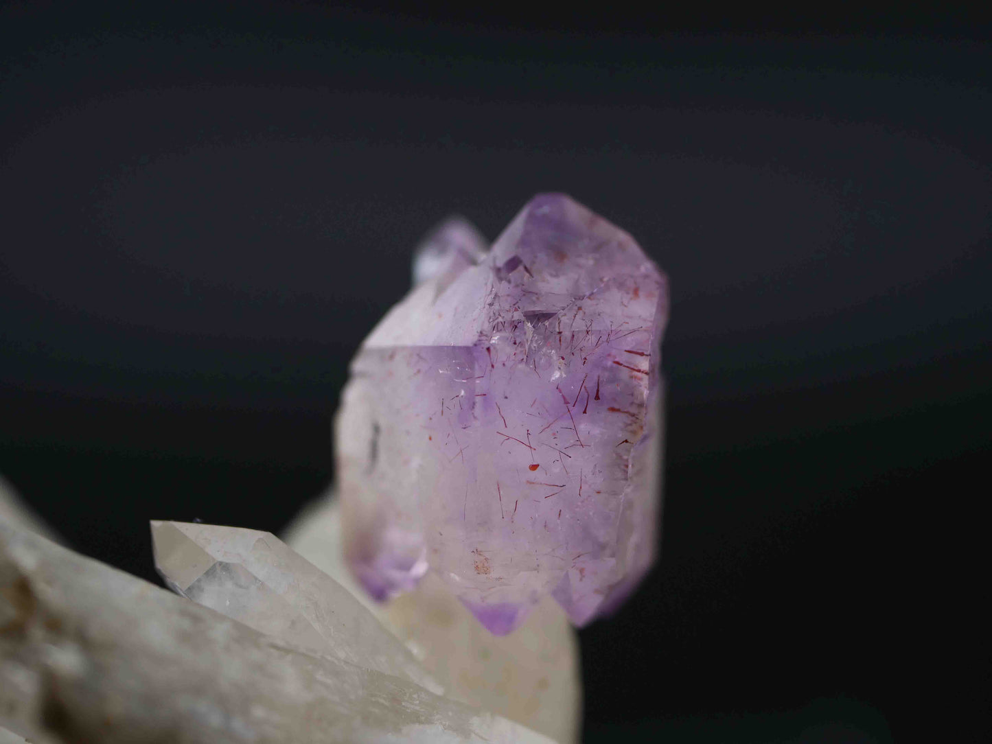 Amethyst Scepter with Hematite, Denny Mountain, King Co., Washington, US